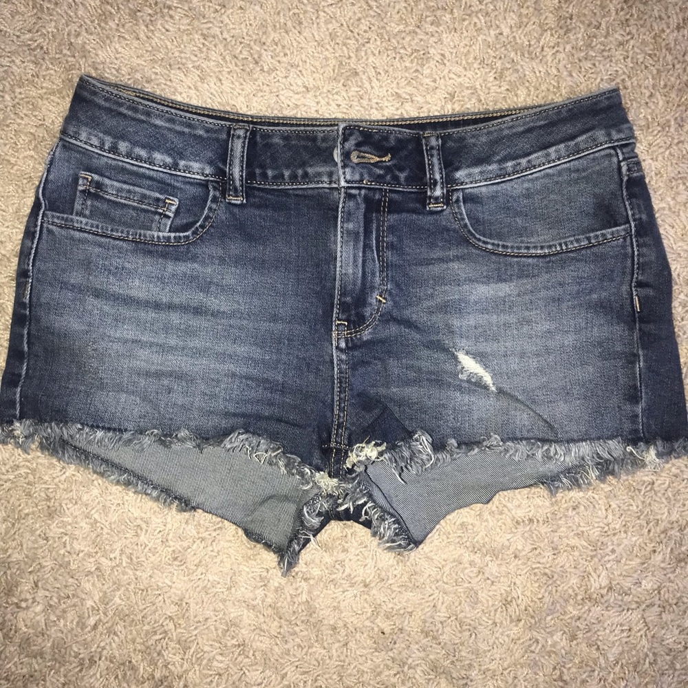 PINK jean shorts
